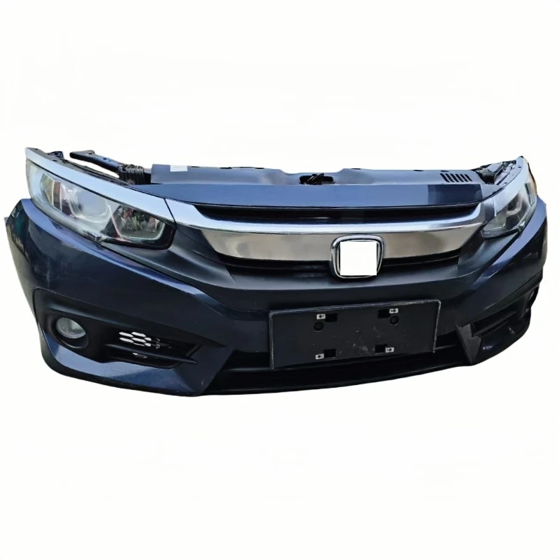 Para Honda Civic, kit de carrocería de parachoques delantero, reemplazo de condición de plástico para actualización con recortes de luz antiniebla - imagen 5