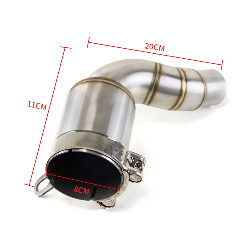 Colector escape 45mm con catalizador KTM RC Duke 125 250 390 - imagen 3