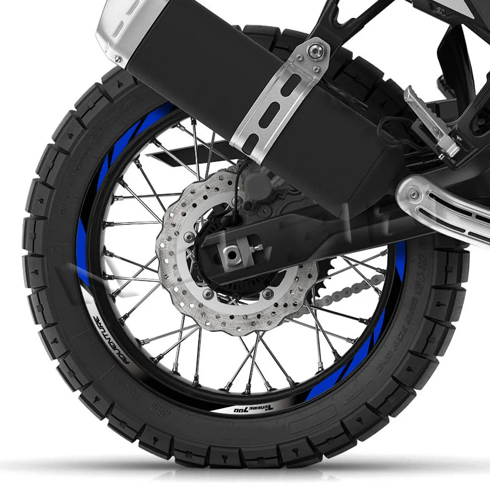 Detalle de la cinta adhesiva para rueda de motocicleta