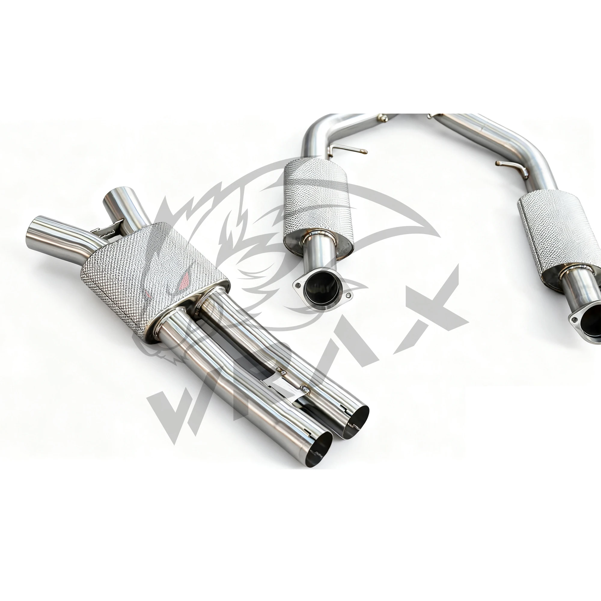 WRAX Escape deportivo para BMW X3M X4M F97 3.0T SS304 Tubo medio con protector térmico Plug & Play Instalación sin pérdidas - imagen 4