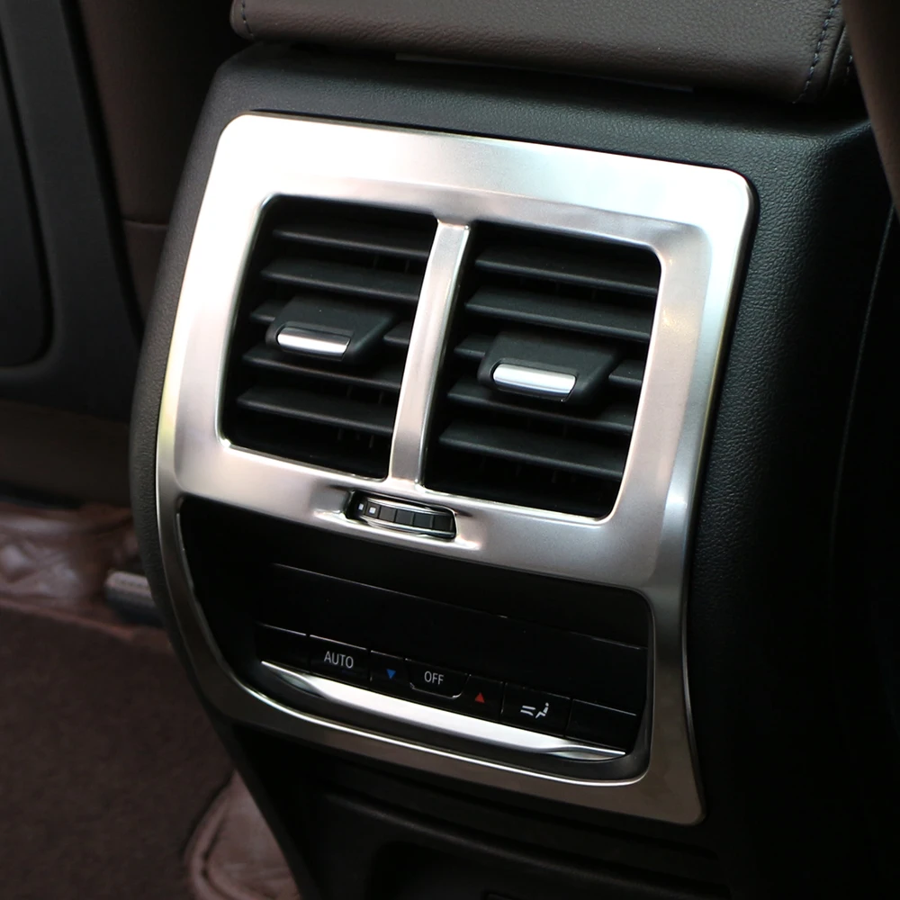 Embellecedor de la cubierta de la ventilación de la salida del aire acondicionado trasero del coche para BMW X3, G01, X4, G02, 2018, 2019, 2020, 2021, 2022, accesorios interiores - imagen 3