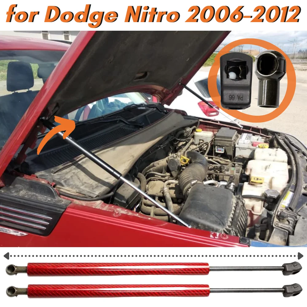 Puntales de capó a gas para Dodge Nitro 2006-2012
