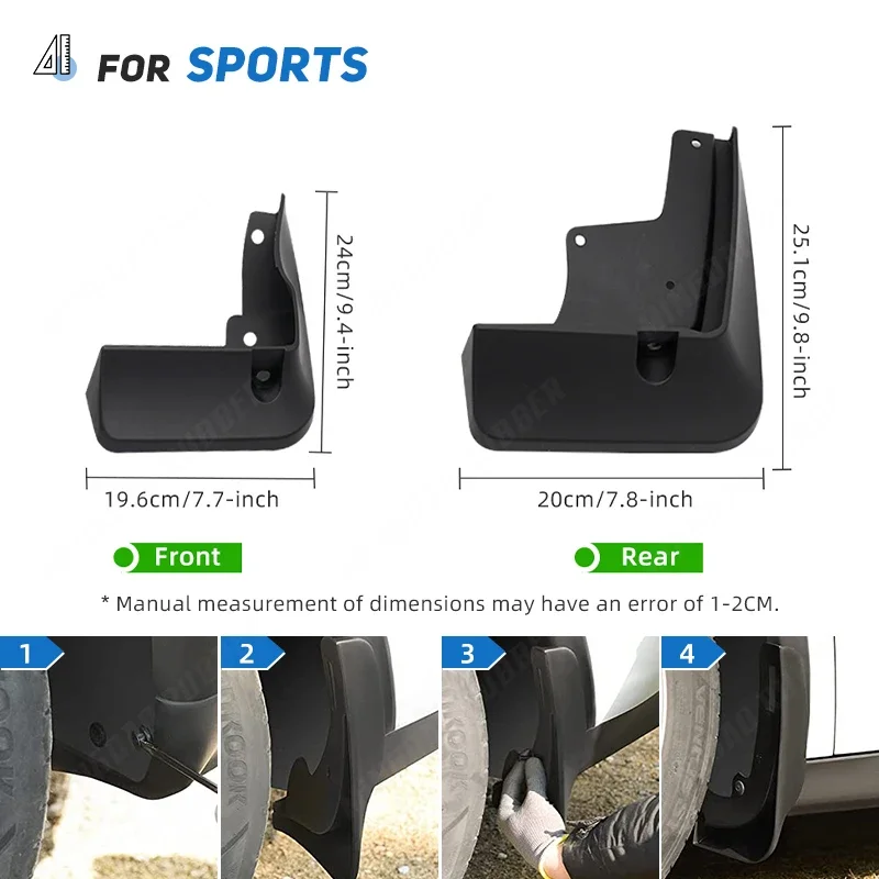 Guardabarros para Toyota Camry 2018-2024 - imagen 5