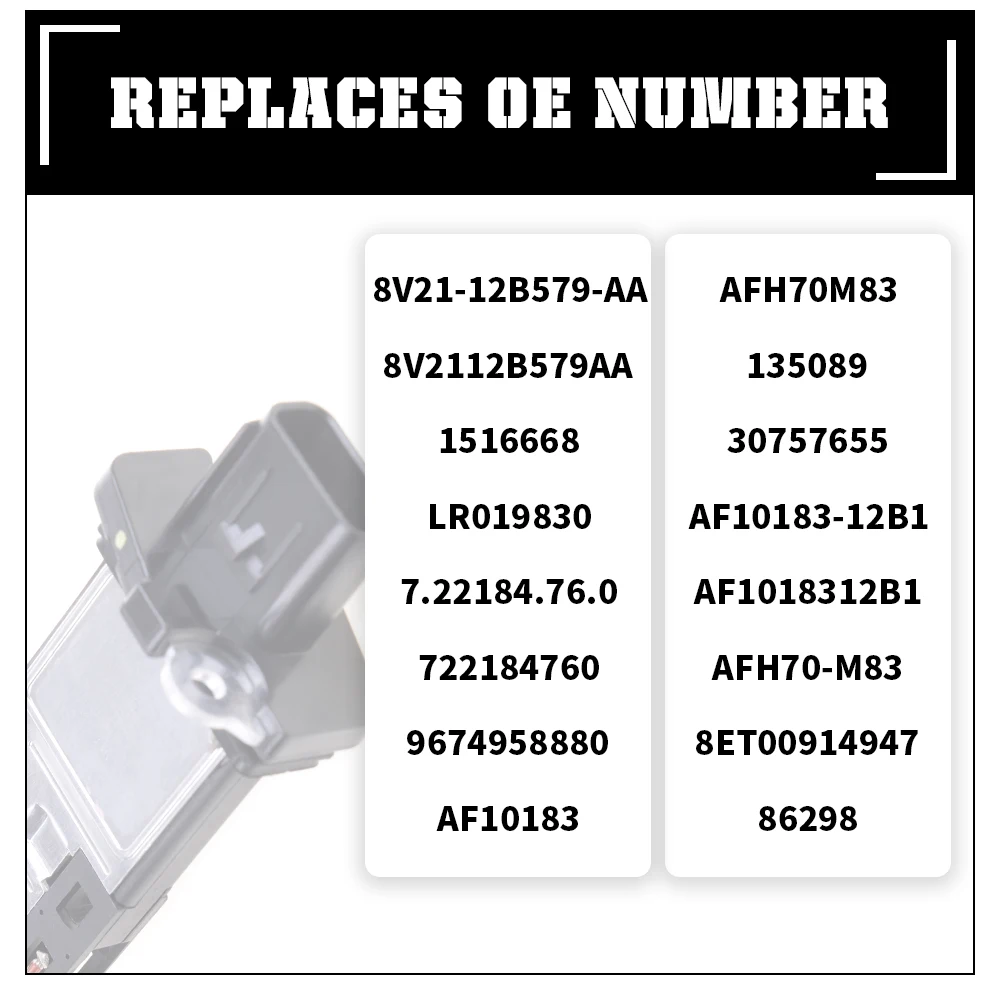 Repuesto MAF 22680-1MB0A y referencias equivalentes