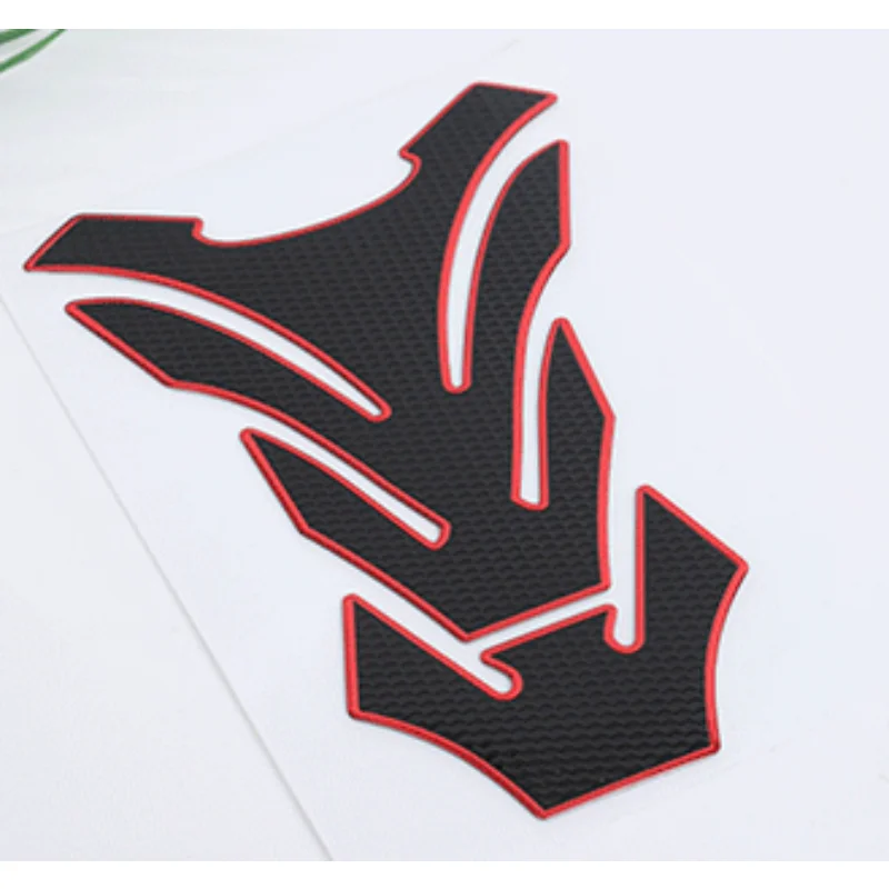 Protector de depósito para moto, efecto carbono y espina de pez - imagen 3