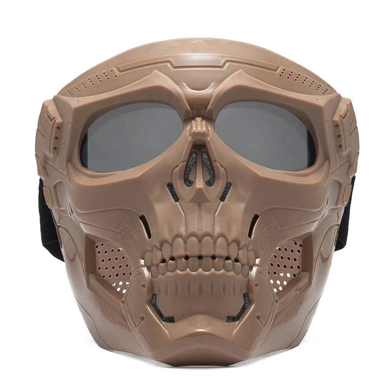 Máscara de motocross con gafas y diseño de calavera - imagen 5