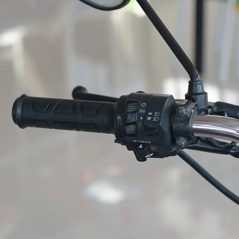 Puños calefactables universales 22 mm con termostato ajustable para moto