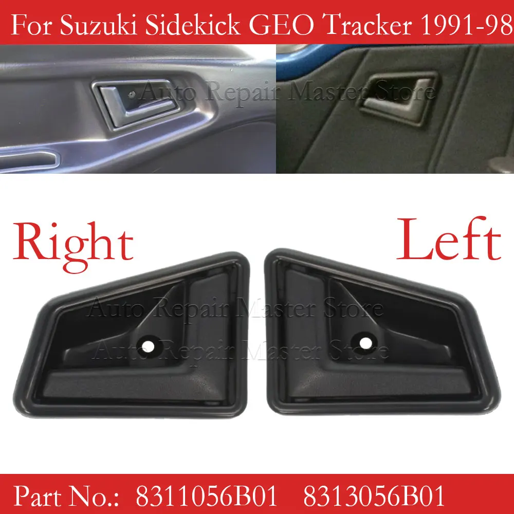 8313056B01 8311056B01 manija de puerta Interior izquierda derecha para Sidekick GEO Tracker 1991-1998 para Suzuki Vitara 1,6 2,0