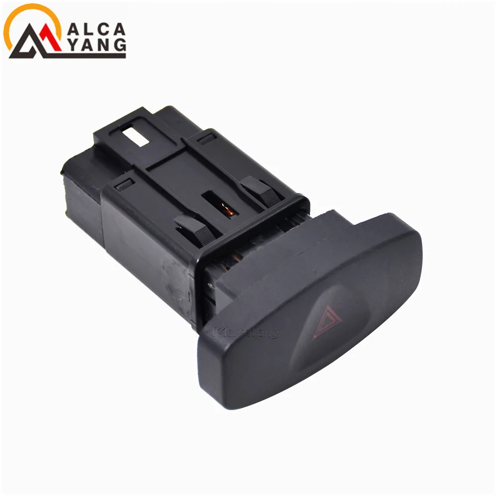 8200446717 Interruptor luces de emergencia LED rojo Renault Clio II - imagen 2