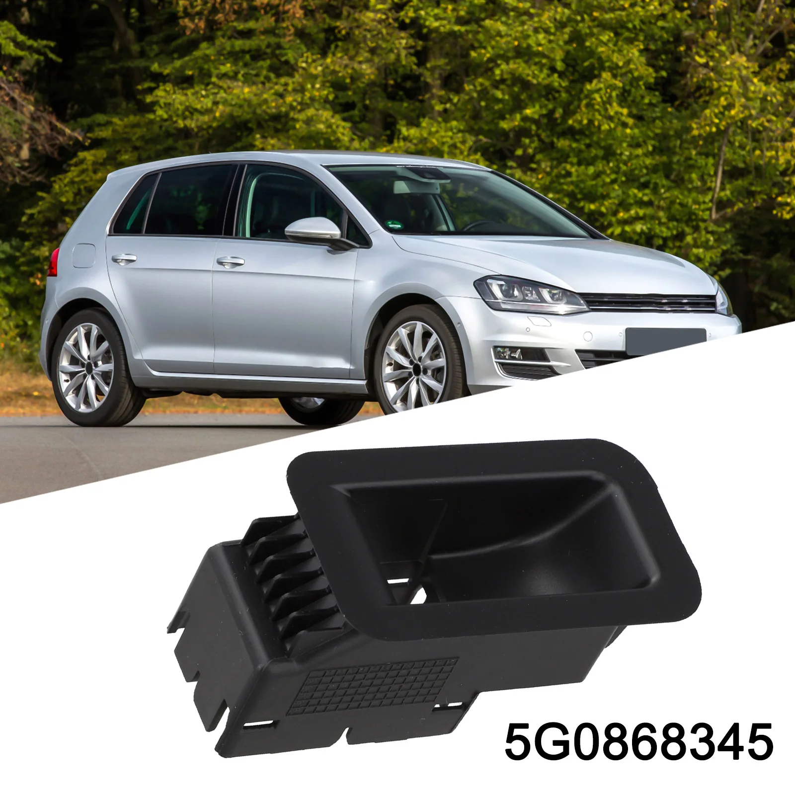 Panel de botones cristal 5G0868345 para Golf VII 2012-2021 LHD