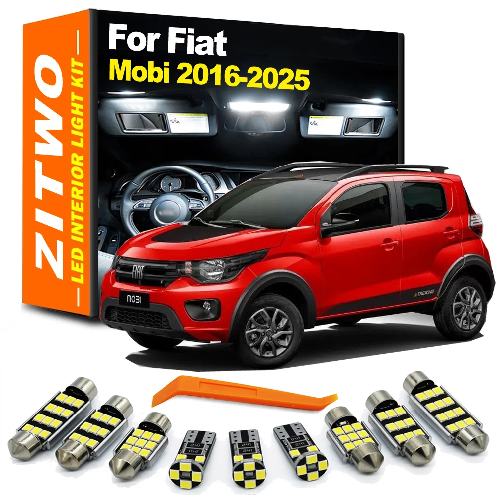 Kit de bombillas LED interiores ZITWO Canbus para Fiat Mobi