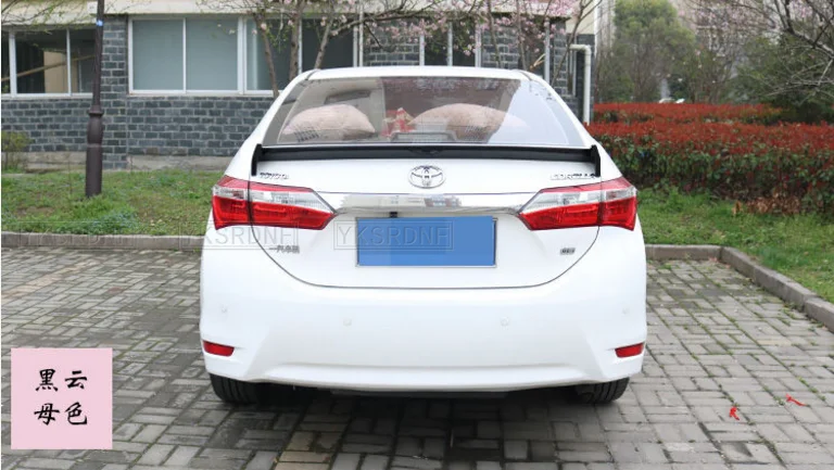 Para Toyota Corolla 2014 2015 2016 2017 ABS estilo TRD alerón trasero alerón deportivo para maletero Corolla 2014 2015 2016 2017 - imagen 2