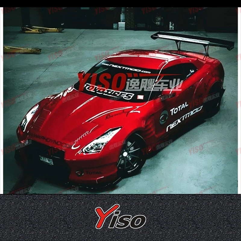 Kit aerodinámico Nissan GT-R R35: parachoques trasero, alerón y faldas - imagen 2