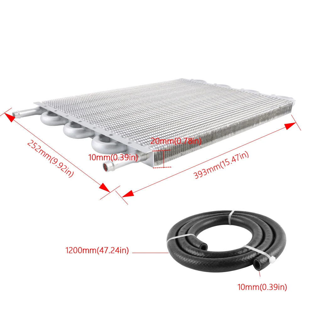 Kit radiador de aceite universal de aluminio para motor y transmisión - imagen 5