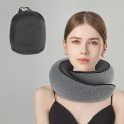 Almohada viscoelástica en forma de U – Soporte cervical para coche