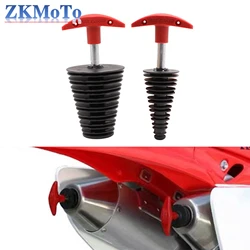 Tapón silenciador de escape impermeable para moto enduro cross
