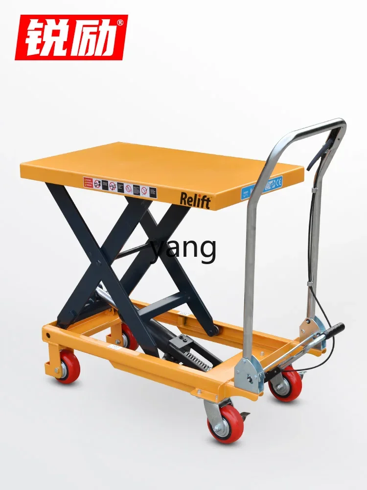 Plataforma elevadora hidráulica manual para camión – carga y descarga - imagen 5