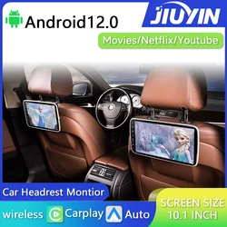 JIUYIN Monitor reposacabezas con pantalla IPS táctil Android WiFi