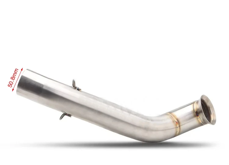 Tubo de enlace modificado para escape KTM Duke 690 y Husqvarna 701 - imagen 3