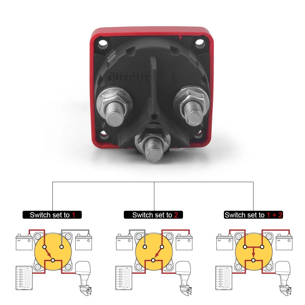 Interruptor de masa de batería con desconexión rotativa - imagen 5