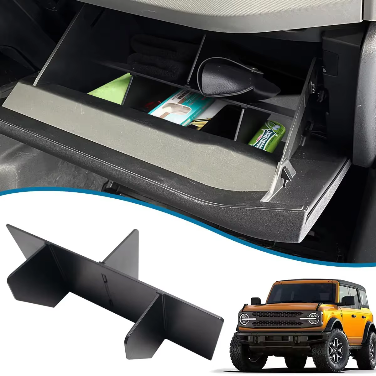 Accesorio organizador para el interior del Ford Bronco