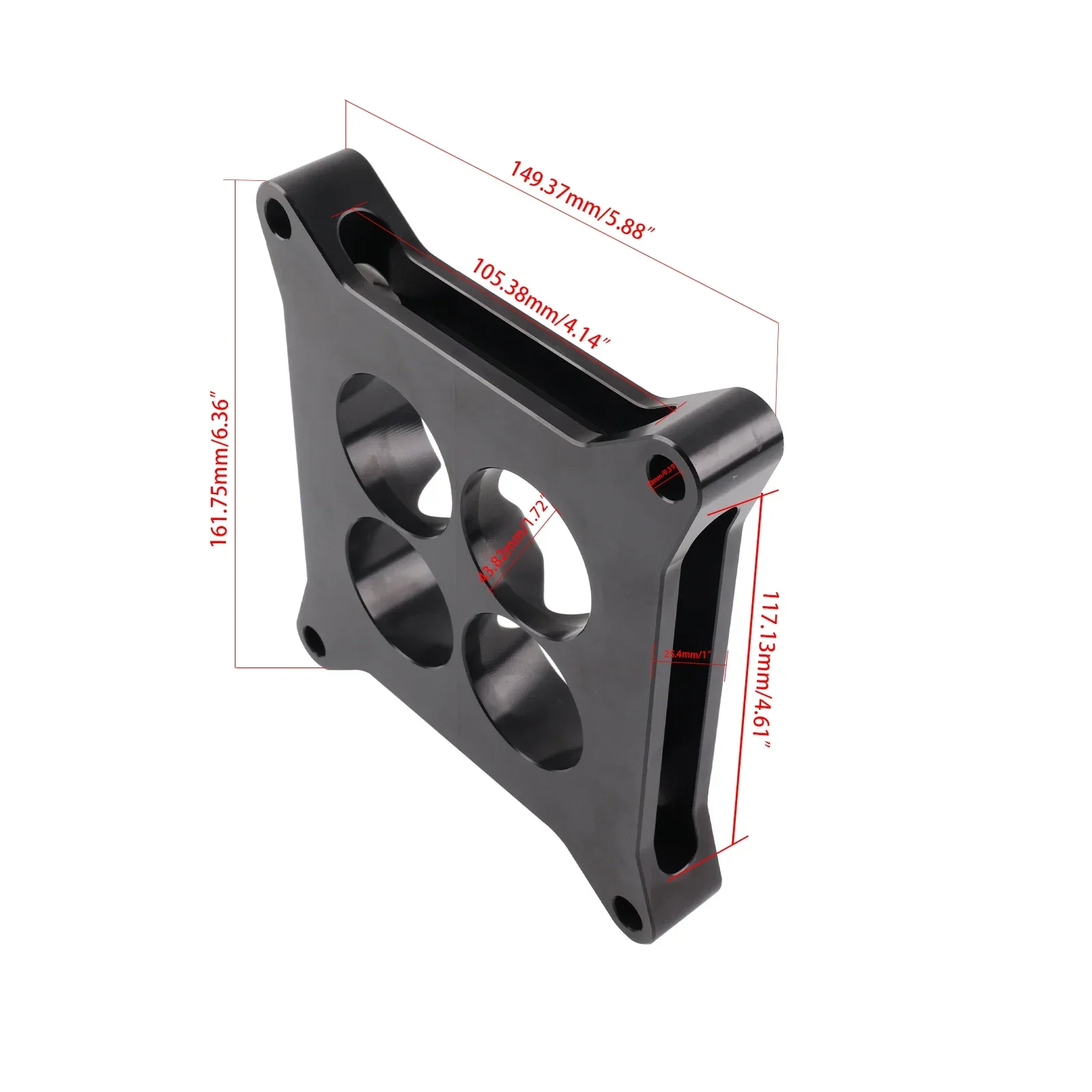 Espaciador de carburador 4150 CNC para Chevrolet LS y Ford 302 - imagen 2