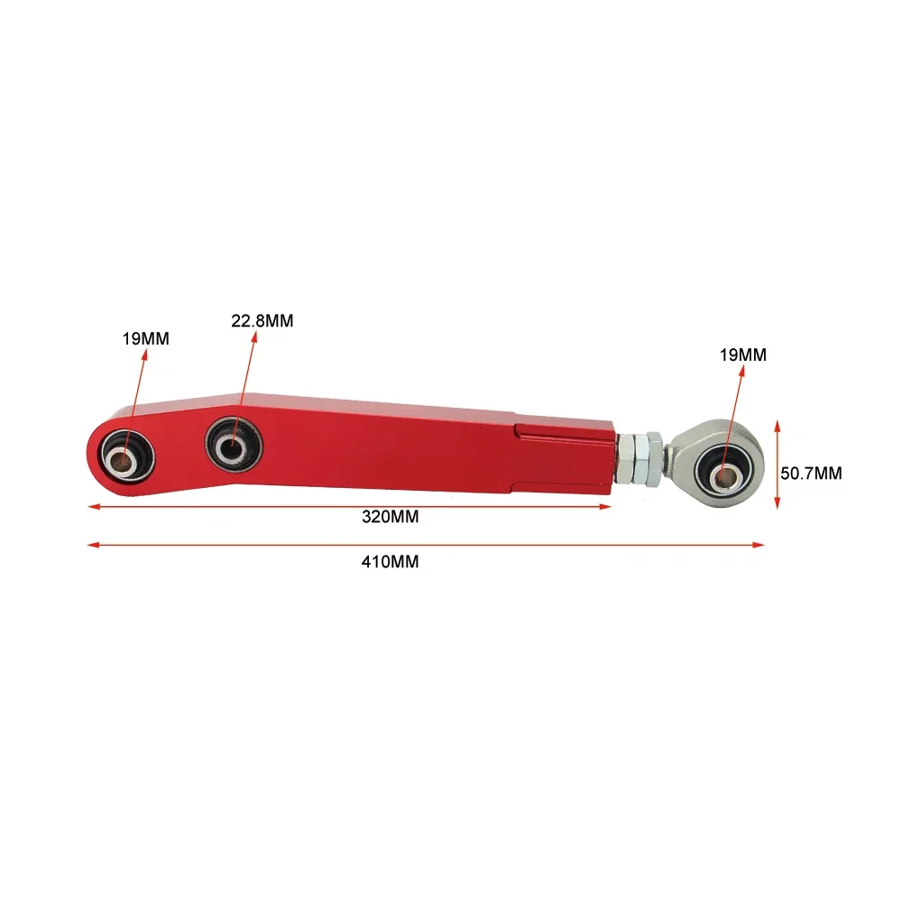 Brazos inferiores traseros de aluminio uniball – Mitsubishi Evo 8/9 - imagen 3