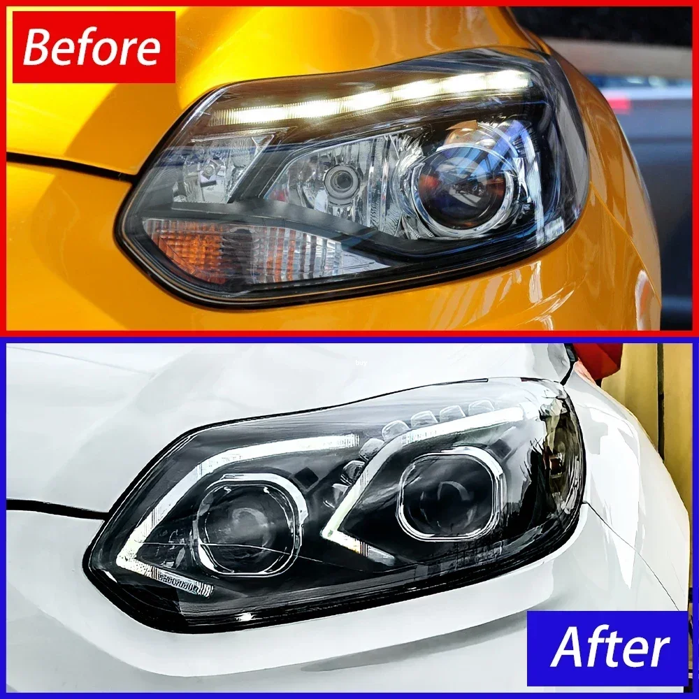 Faros delanteros LED estilo Clase E para Ford Focus 2012-2014 - imagen 2