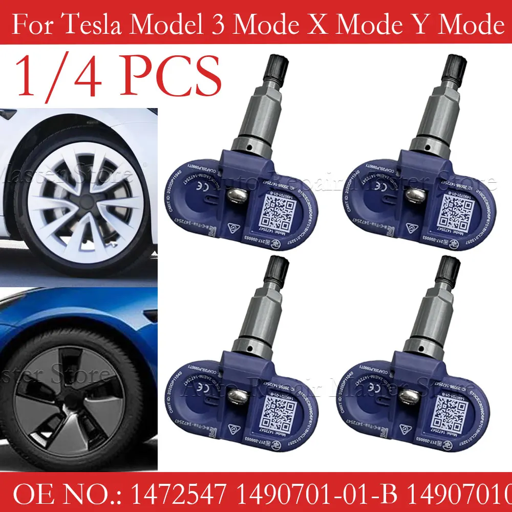 1/4 piezas 1490701 1472547 1490701 -01-B 1490701 -01-C PARA 2021 2022 Tesla Modelo 3 Modelo Y Modelo S Modelo X Sensor Bluetooth Tpms - imagen 2
