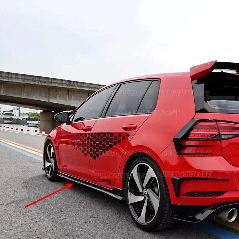 Kit faldas laterales Racing ABS VW Golf 7 MK7 2014-2017 - imagen 2