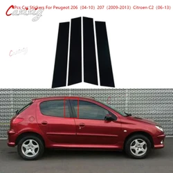 Embellecedores de pilares para Peugeot 206, 207 y Citroën C2