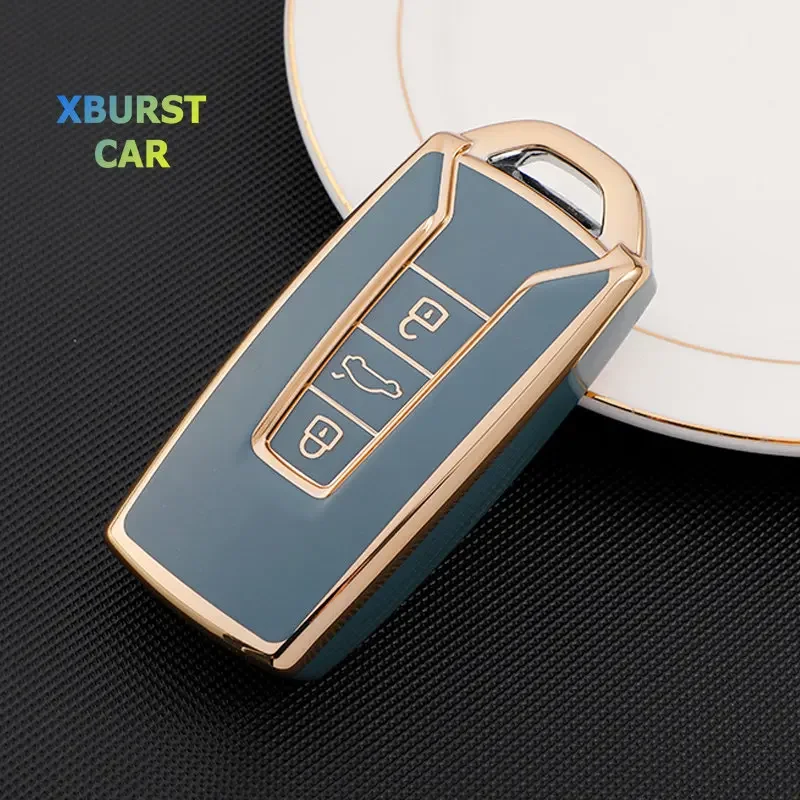 Funda de TPU para llave de coche, accesorio Protector para Volkswagen VW Touareg 2018, 2019, 2020, 2021