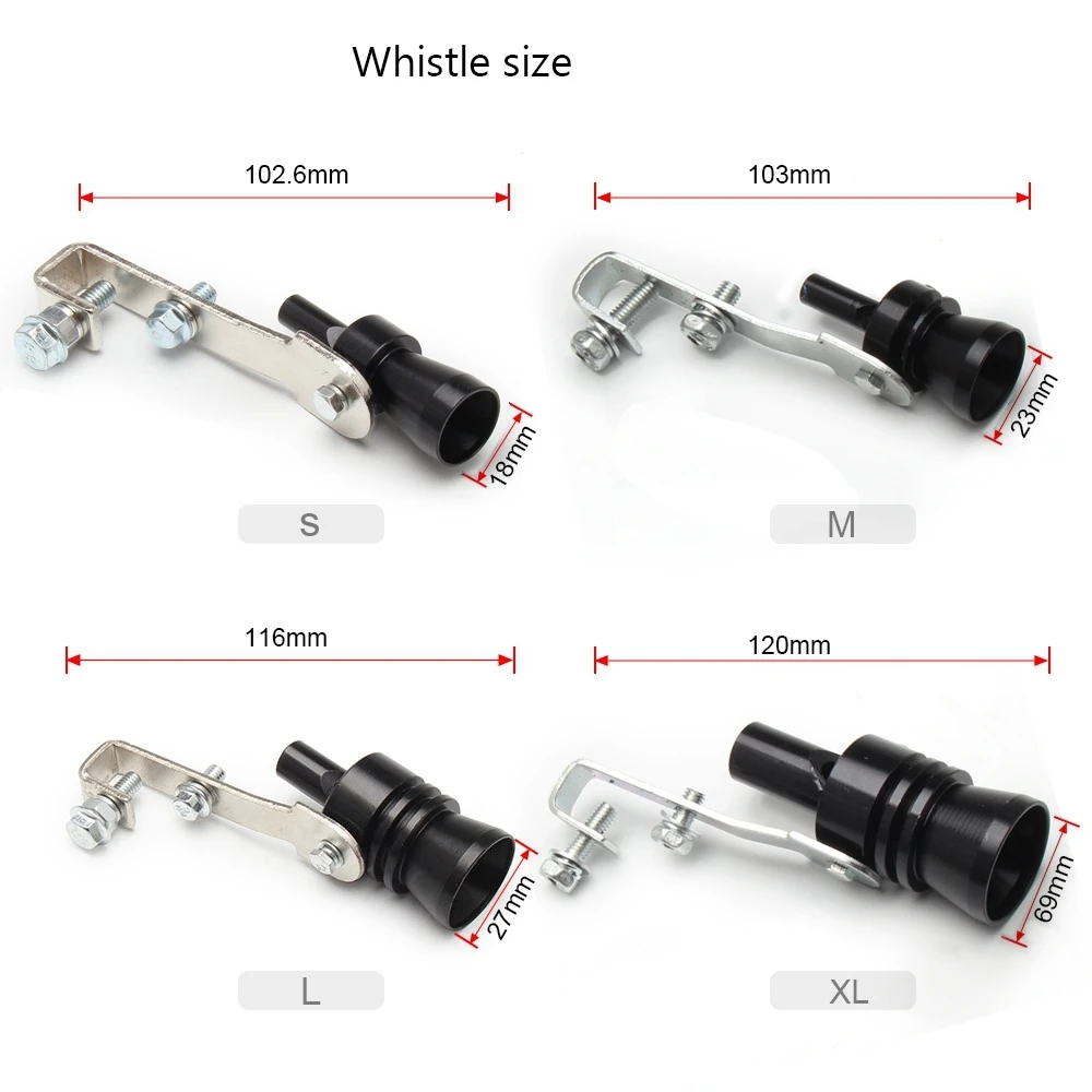 Silbato turbo universal para escape S/M/L/XL - imagen 2