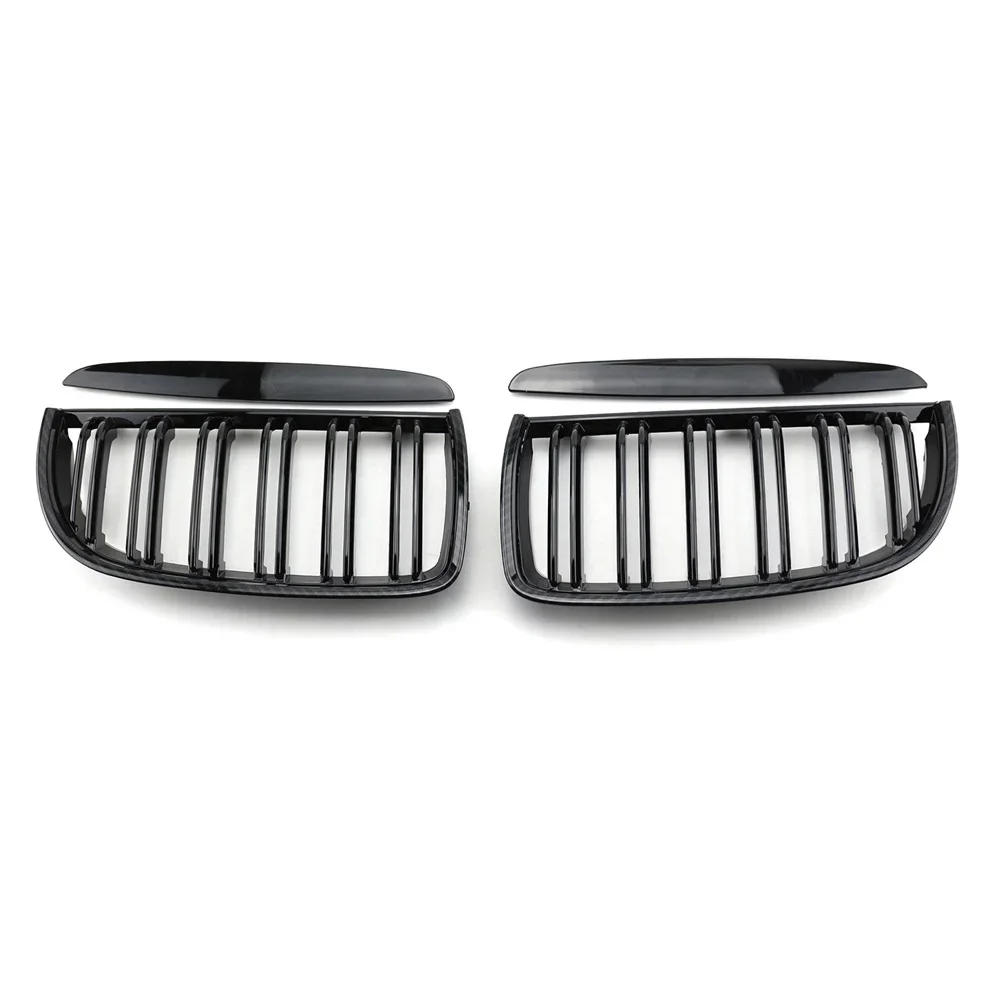 Parrilla doble riñón negro brillo para BMW Serie 3 E90 2005-2007
