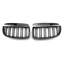 Parrilla doble riñón BMW Serie 3 E90 negro brillo 2005-2007