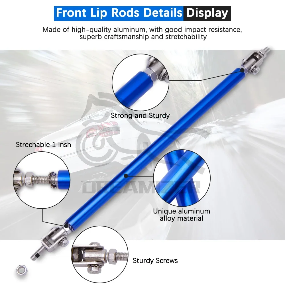 Kit de varillas ajustables para splitter delantero Mini Cooper S - imagen 5