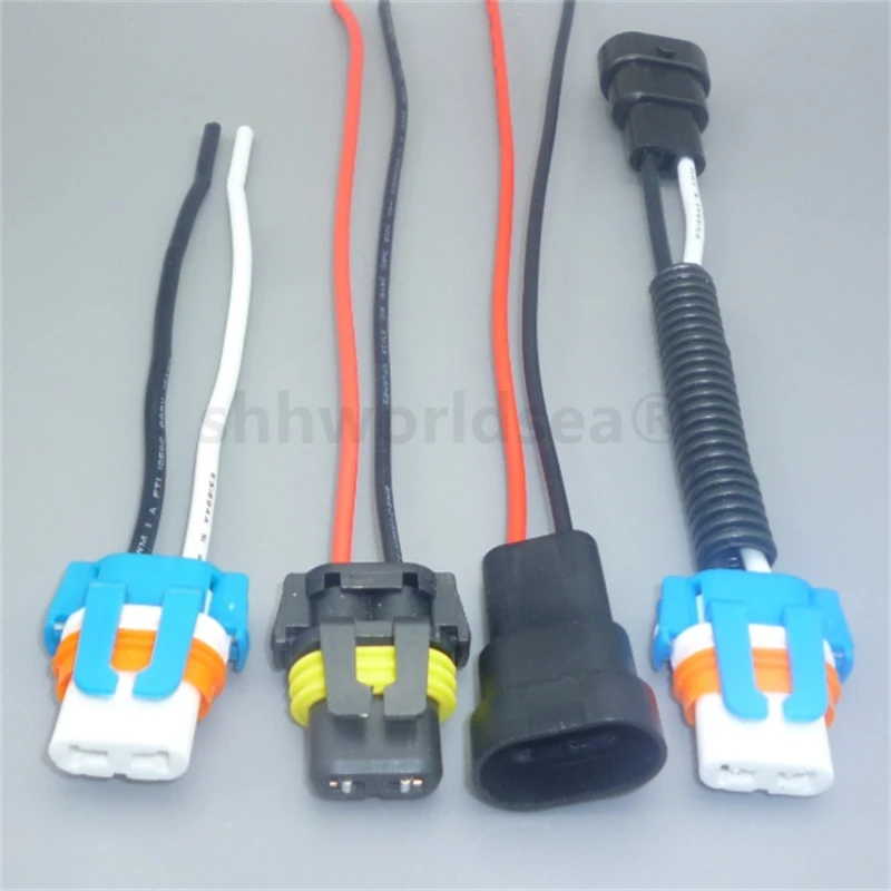 Shhworldsea Kit reparación faro antiniebla 9006 HB4 con cableado - imagen 4