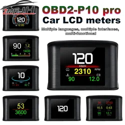 Pantalla OBD2 P10 Pro, ordenador de a bordo y velocímetro digital