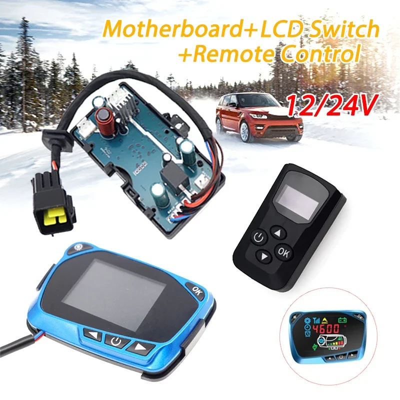 Controlador calentador diesel parking heater LCD 12V/24V mando a distancia