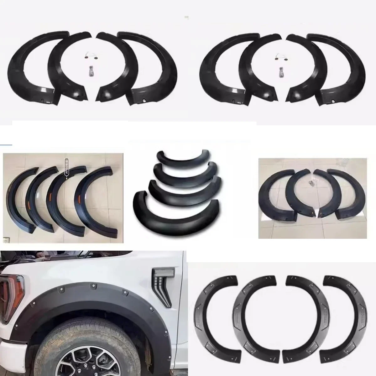Protectores guardabarros Ford F-150 Raptor – arcos rueda 2015-2022