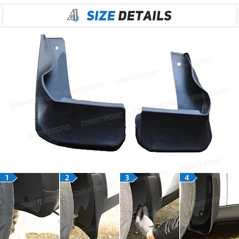 Guardabarros ABS trasero Great Wall Haval H9 (2015-2023) - imagen 3