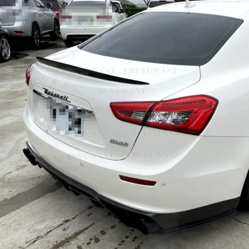 Alerón trasero fibra carbono Maserati Ghibli M157 estilo Wald - imagen 2