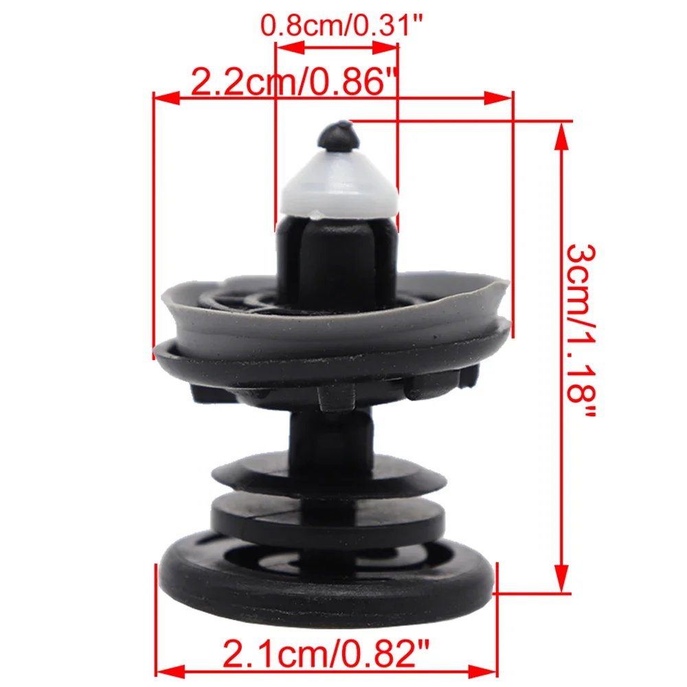 7L 6868243 Clips panel puerta para VW Caddy Audi A8 Q3 - imagen 3