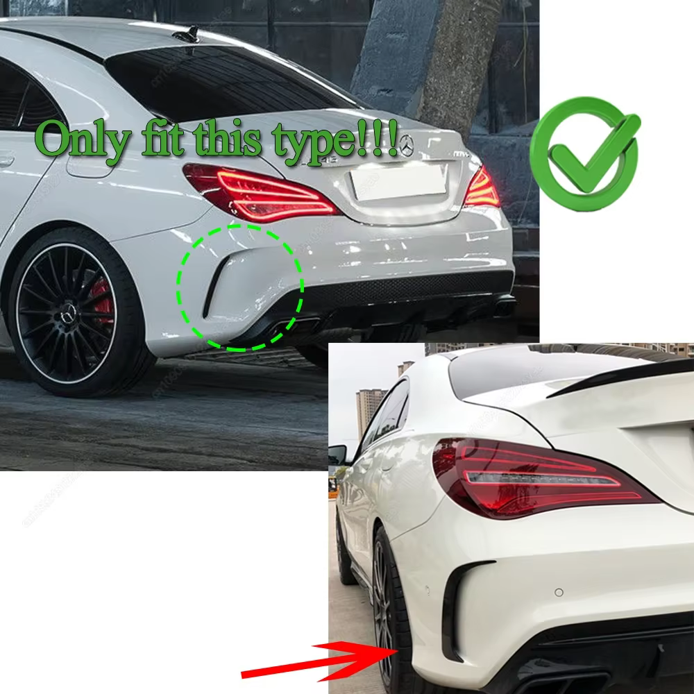 Canards traseros Mercedes-Benz CLA C117 2013-2019 - imagen 2