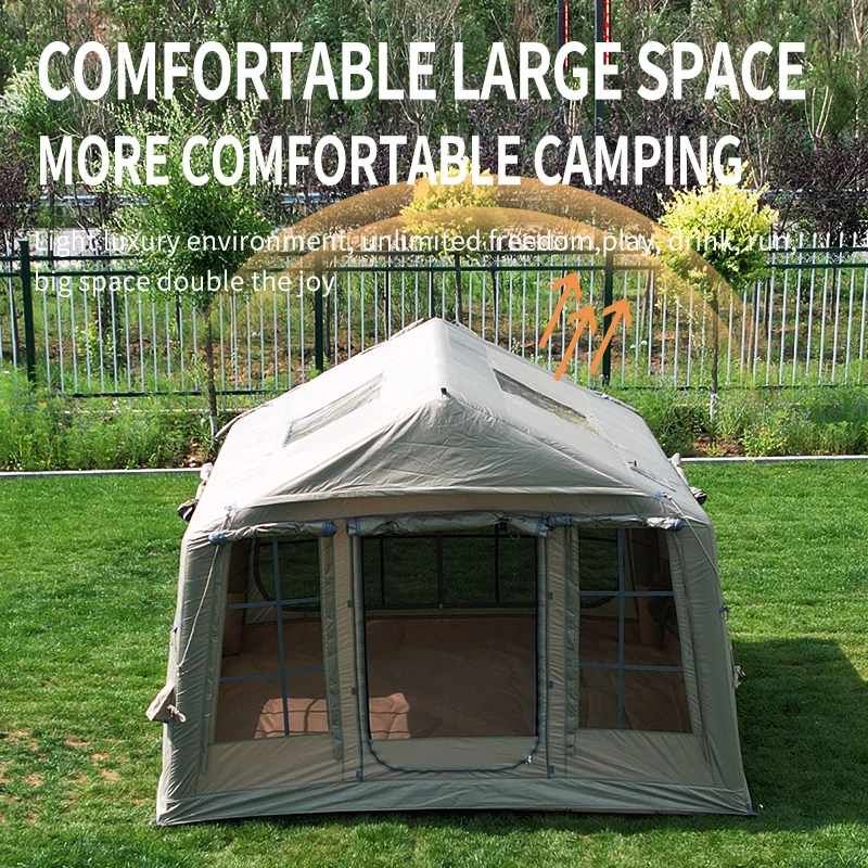 Tienda de campaña inflable impermeable para camping al aire libre - imagen 2