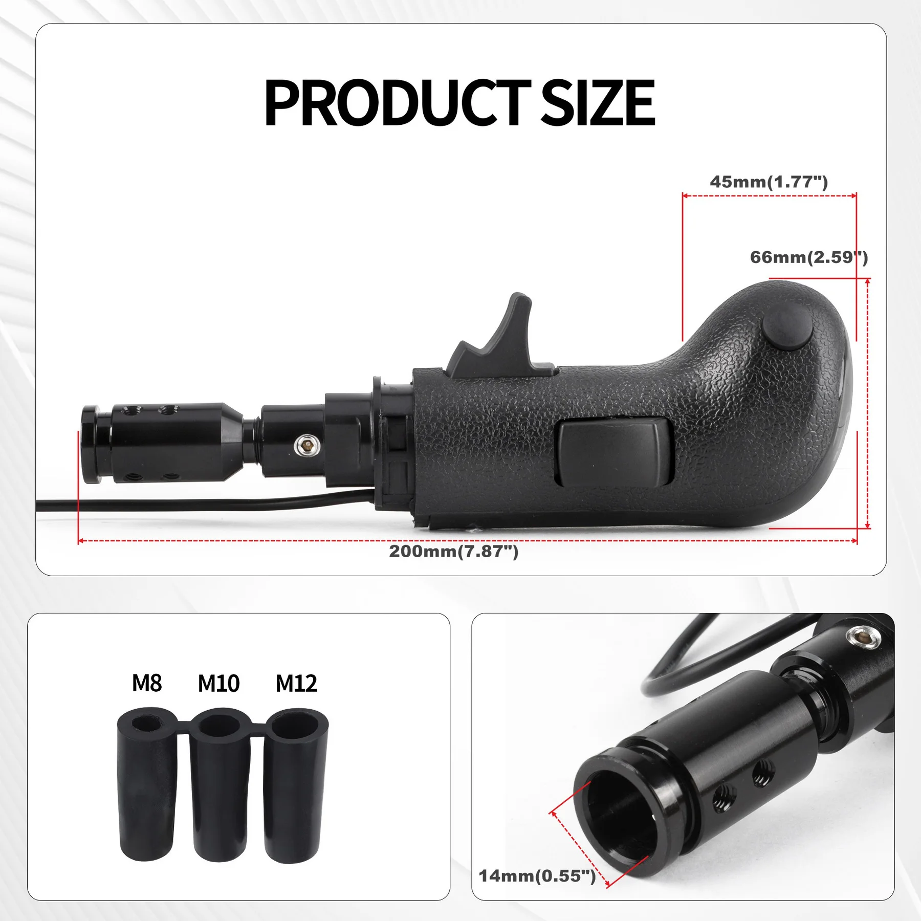 Perilla de palanca de cambios USB, juegos Sim para Logitech G923 G29 G27 G25 THRUSTMASTER TH8A para ETS2 yATS Euro Truck, simulador de engranajes altos y bajos - imagen 2