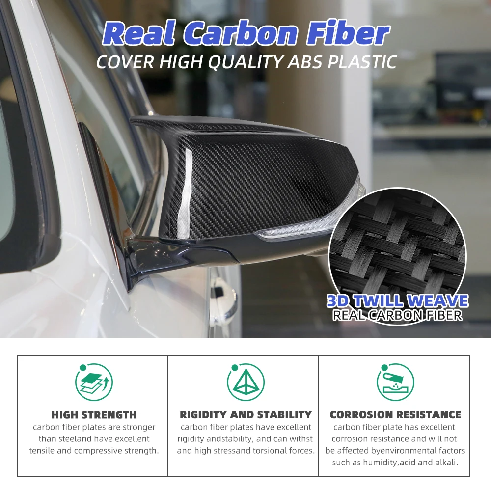 Tapas espejo fibra carbono Infiniti Q50 M 2014-2018 - imagen 3