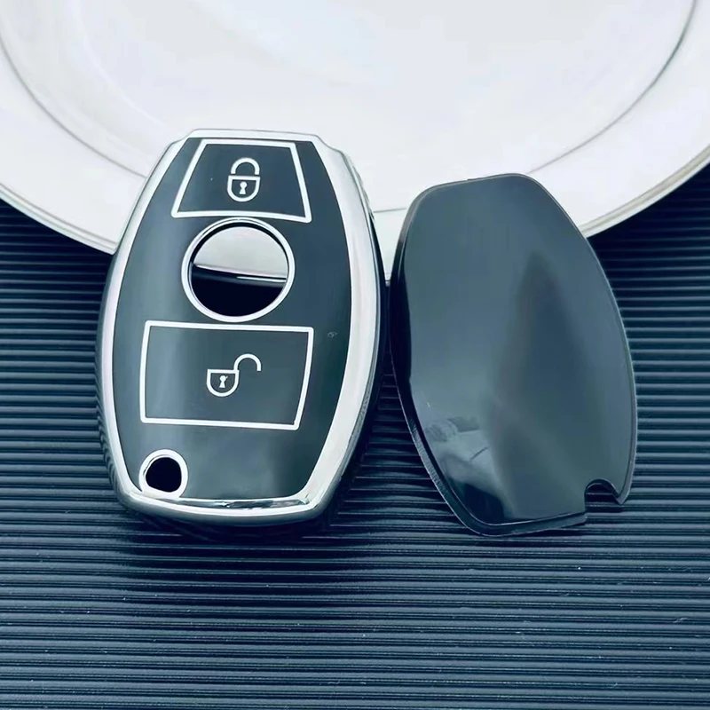 Mercedes-Benz Funda TPU para llavero - con botones, clase CLA - imagen 5