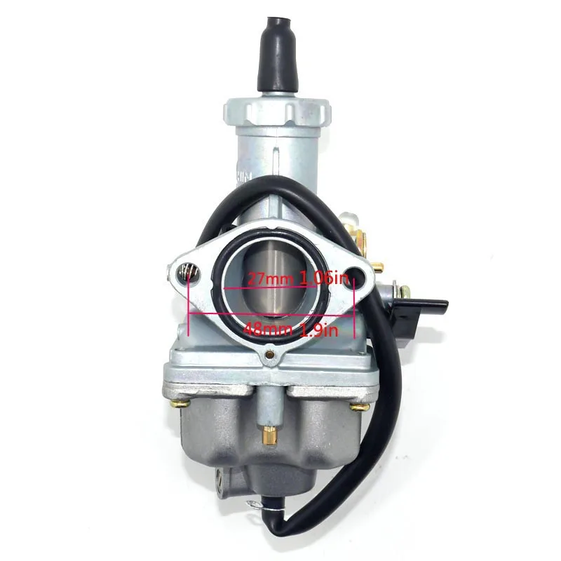 Carburador PZ27 con estárter manual para moto de 140-160 cc - imagen 3