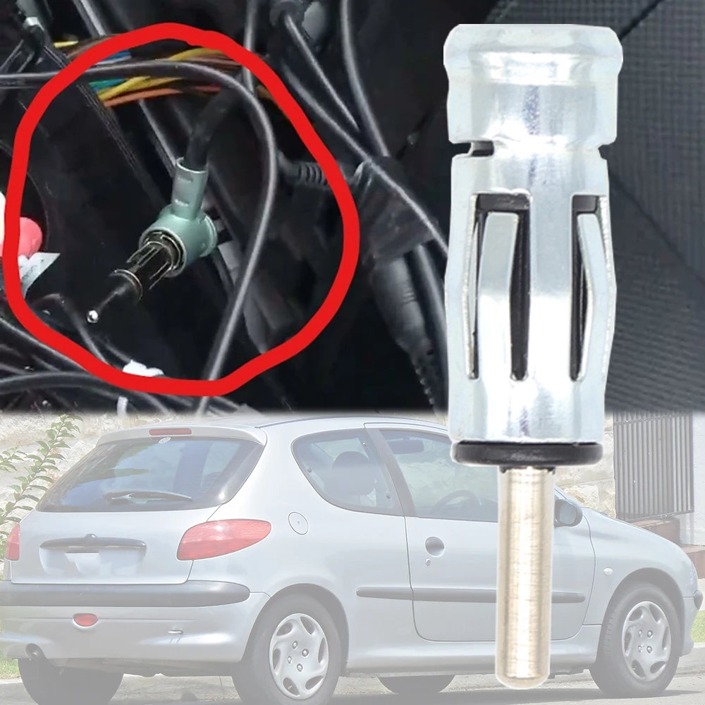 Adaptador antena de radio ISO a DIN para Peugeot 206 y 205